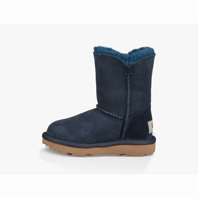 Botas UGG Bailey Button II Criança Azul Marinho | PT-PQEMH